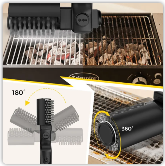 Joyhnny Grill Cleaning Brush work