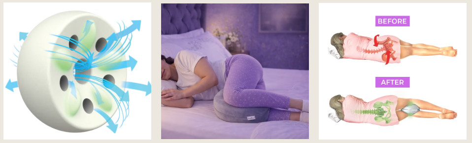 KneNest Knee Pillow Uses