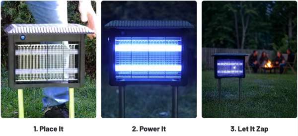 NovaVolt Solar Bug Zapper how to use