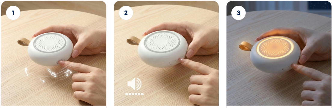 Snoozzie White Noise Machine Uses