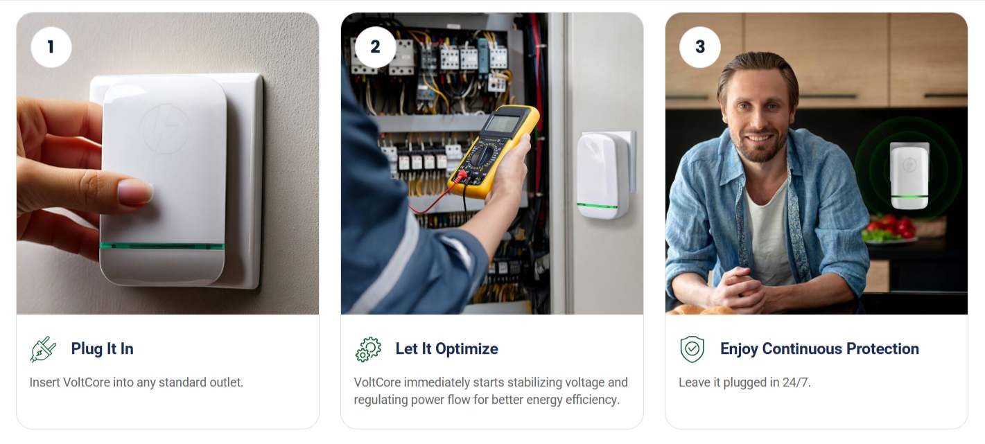 VoltCore Energy Saver How to Use