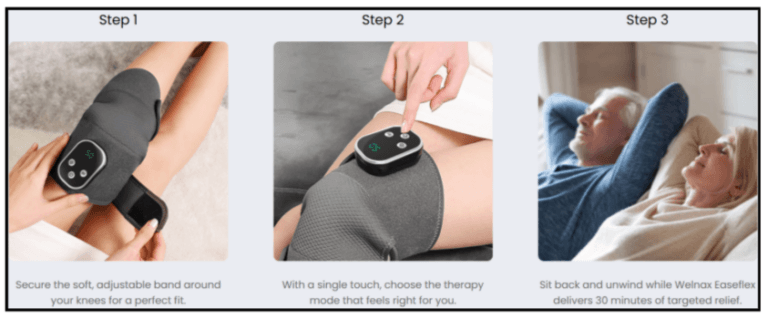 Welnax-Easeflex-Knee-Massager-How-to-use-